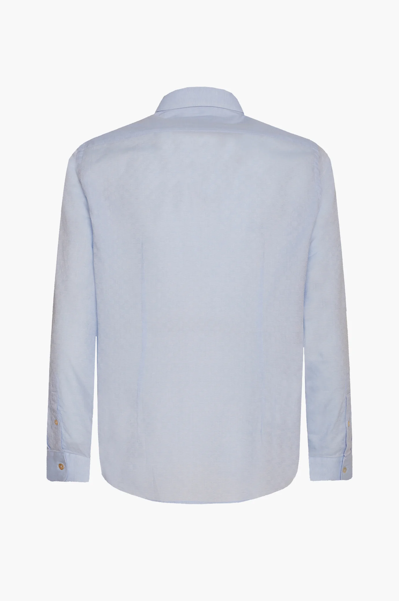 Camicia regular fit con micro trama - Image 6