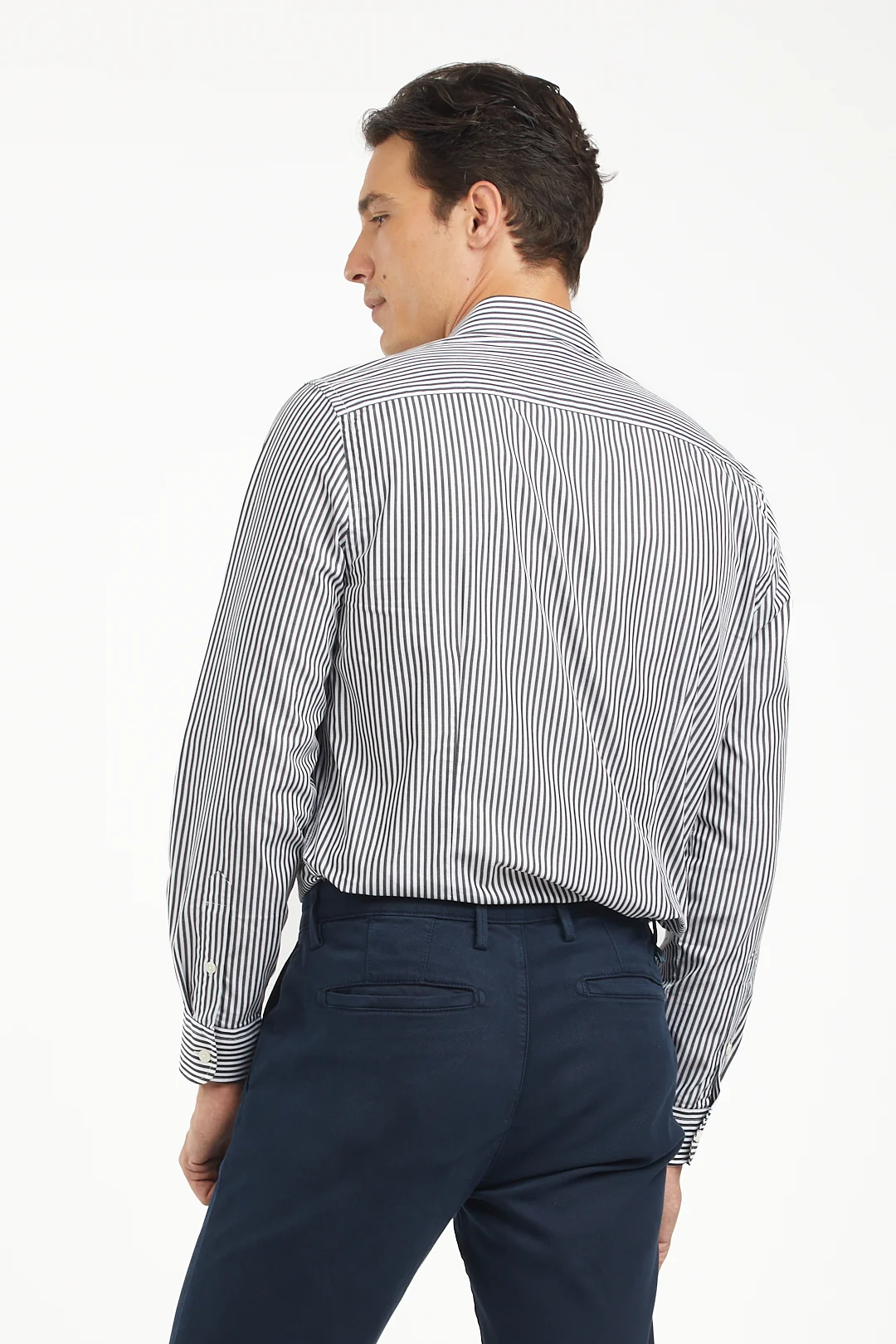 Camicia comfort fit a righe - Image 3