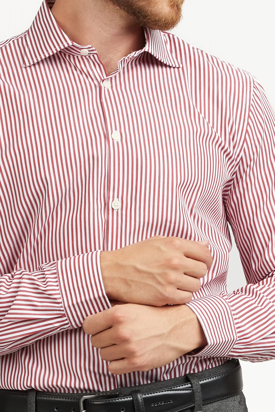 Camicia comfort fit a righe - Image 9