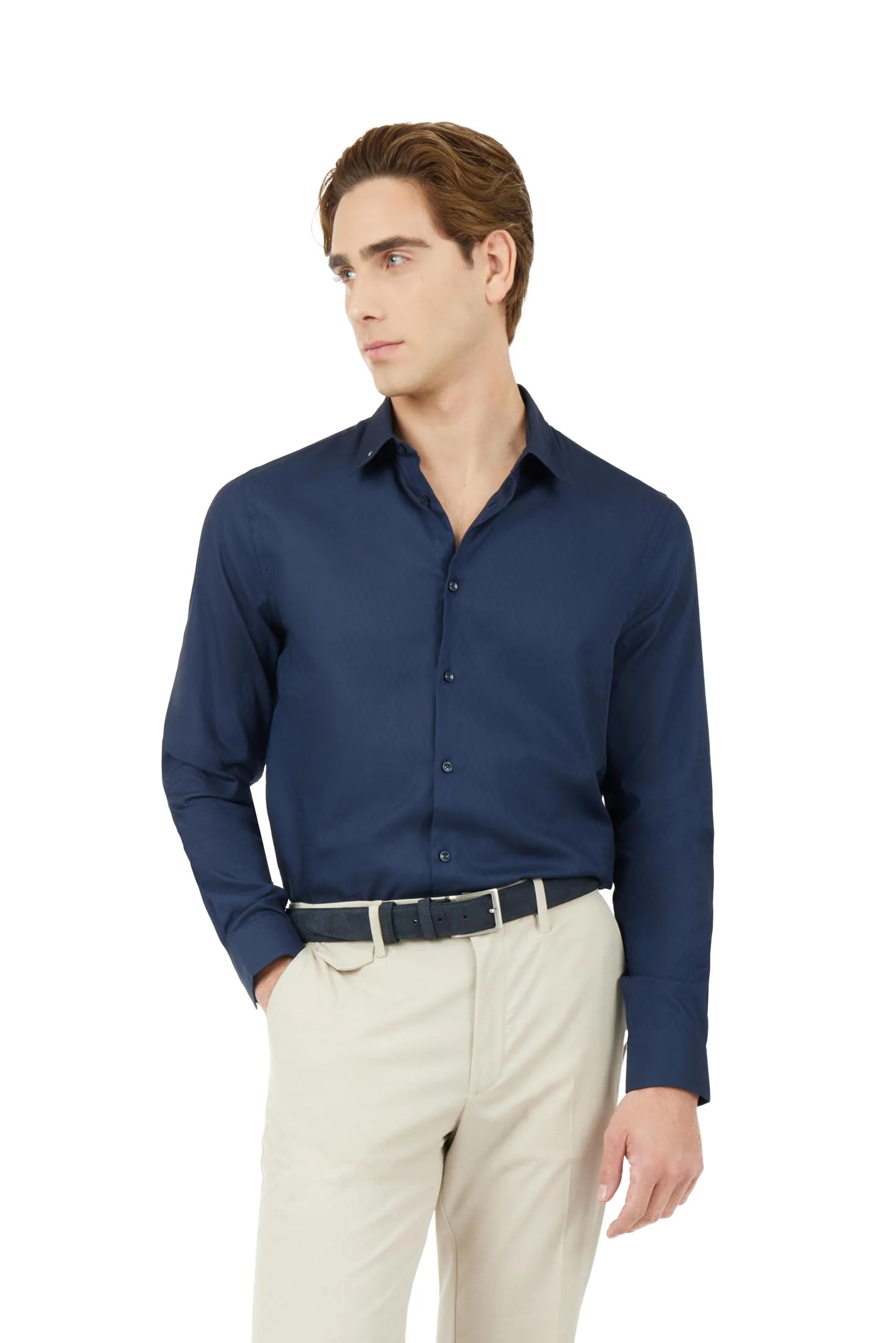 Camicia comfort fit Dobby - Image 10