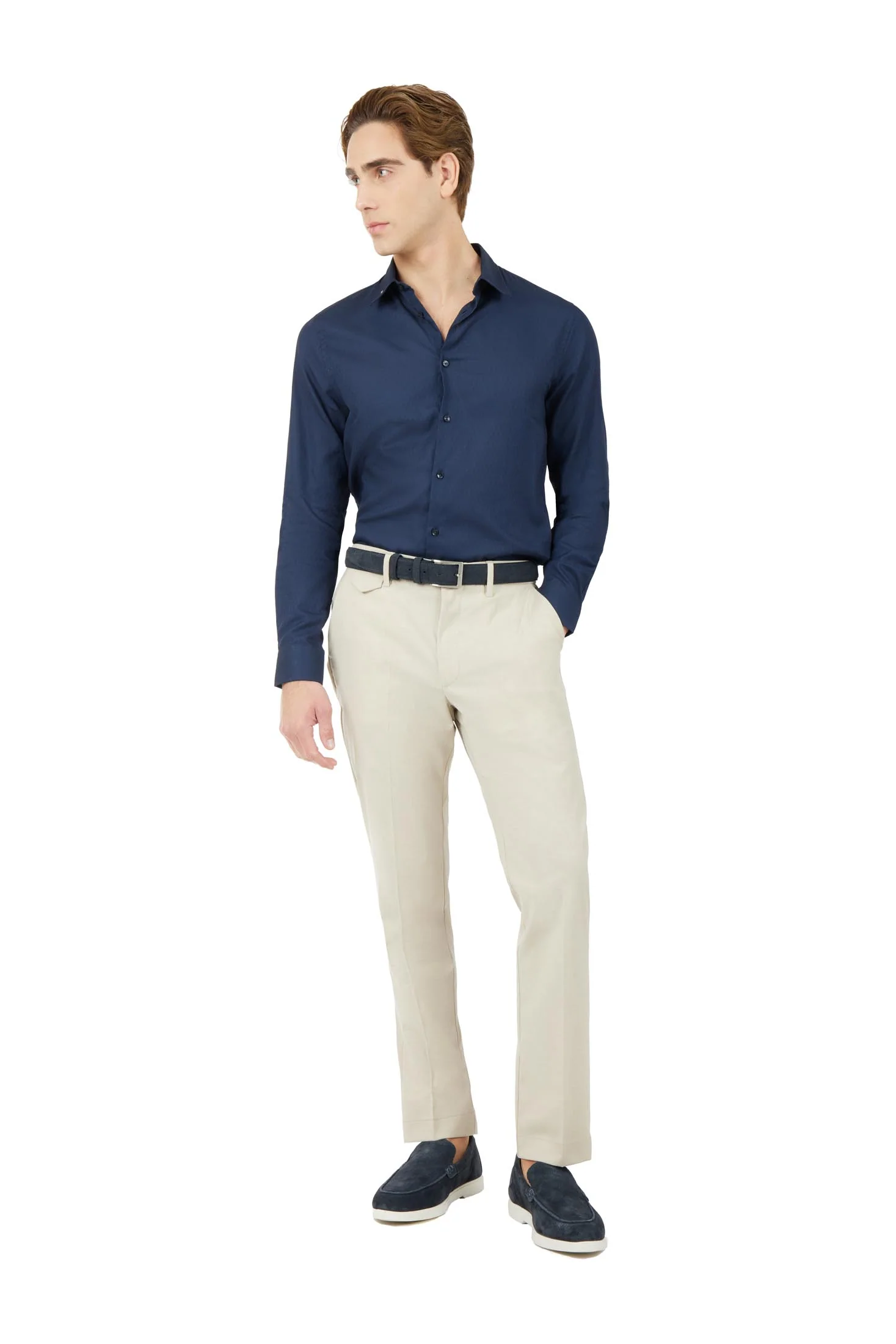 Camicia comfort fit Dobby - Image 11