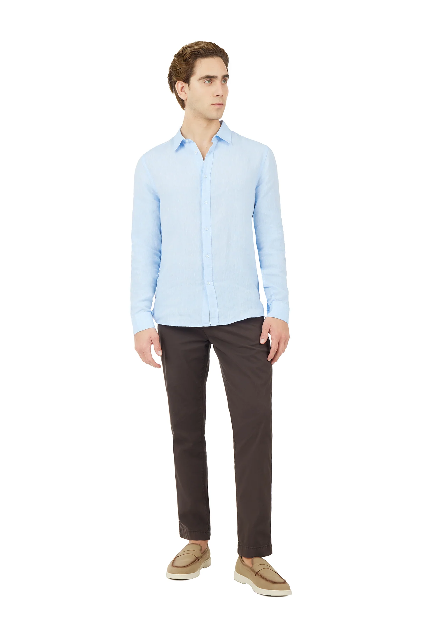Camicia comfort fit in lino - Image 10