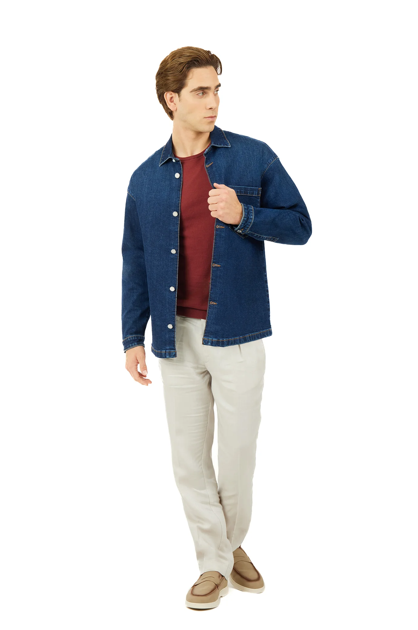 Overshirt comfort fit denim - Image 5