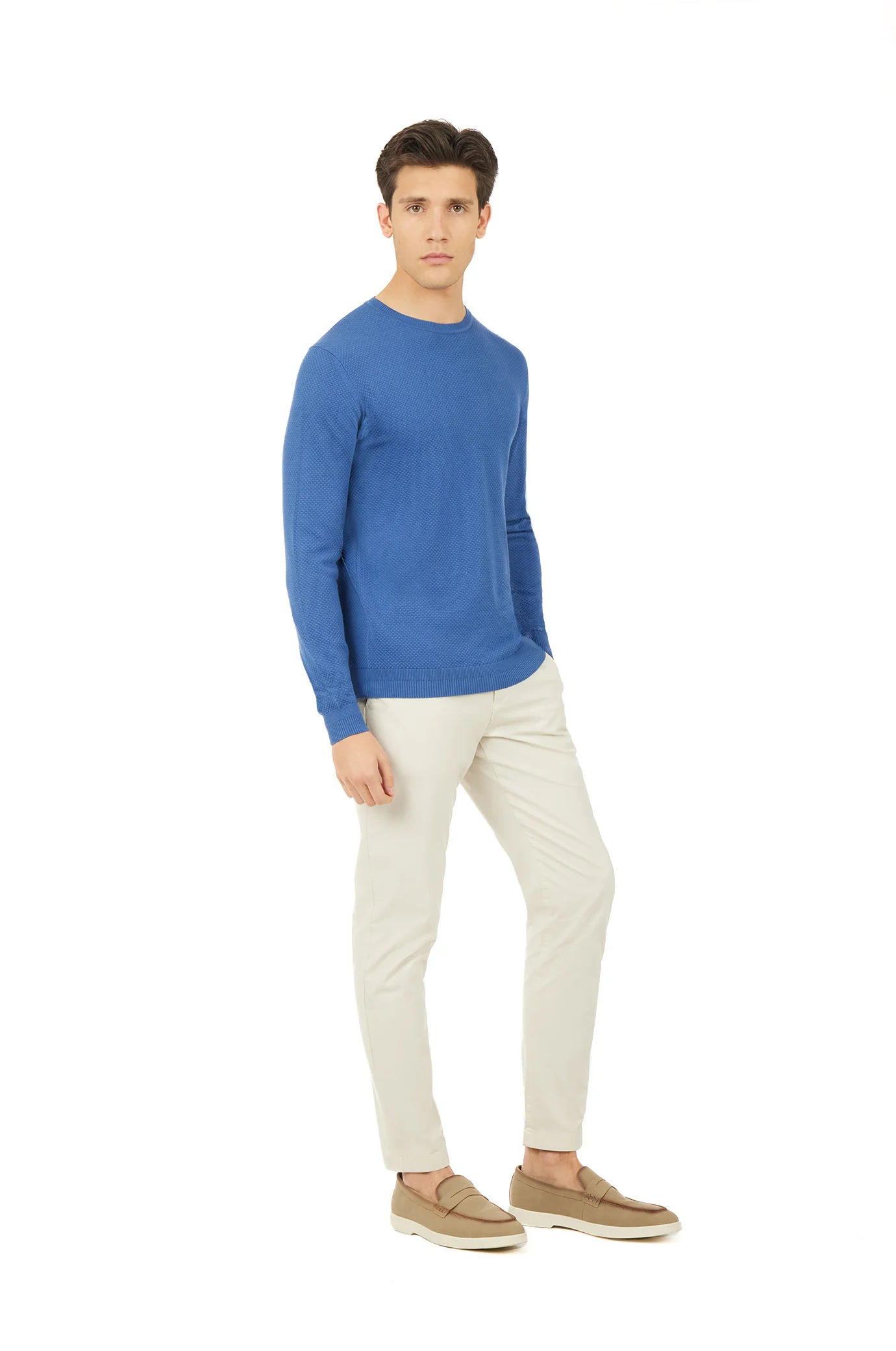 Pullover leggero con struttura - Image 15