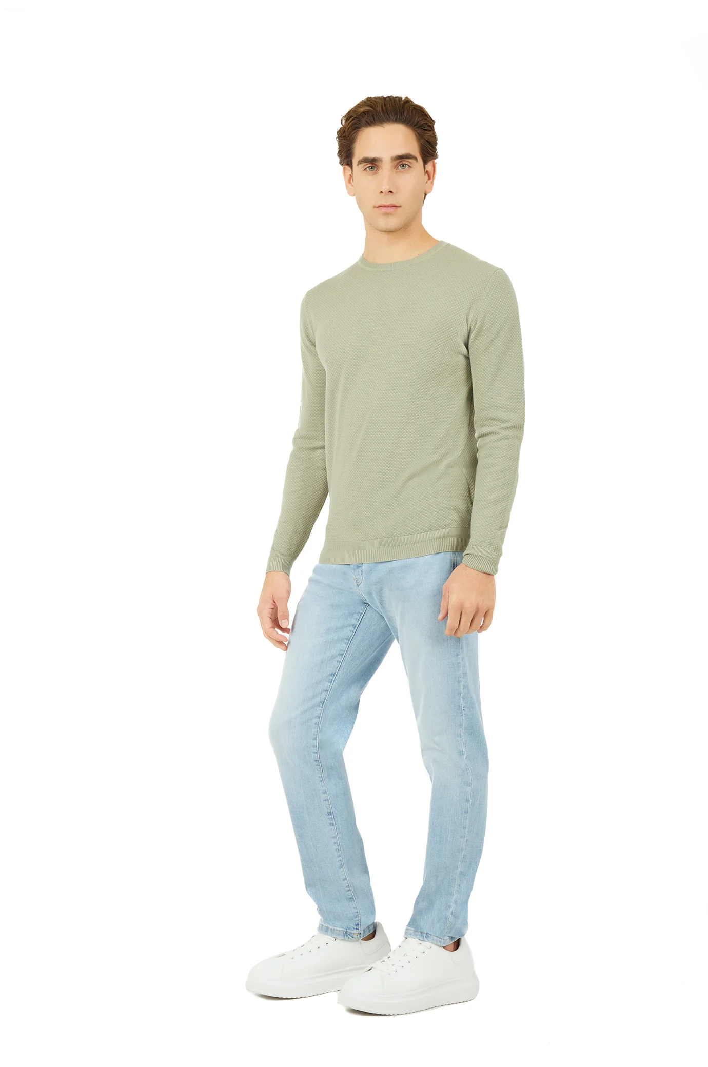 Pullover leggero con struttura - Image 3
