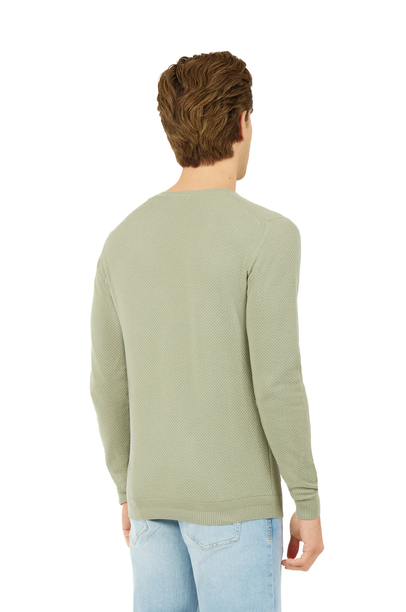 Pullover leggero con struttura - Image 4