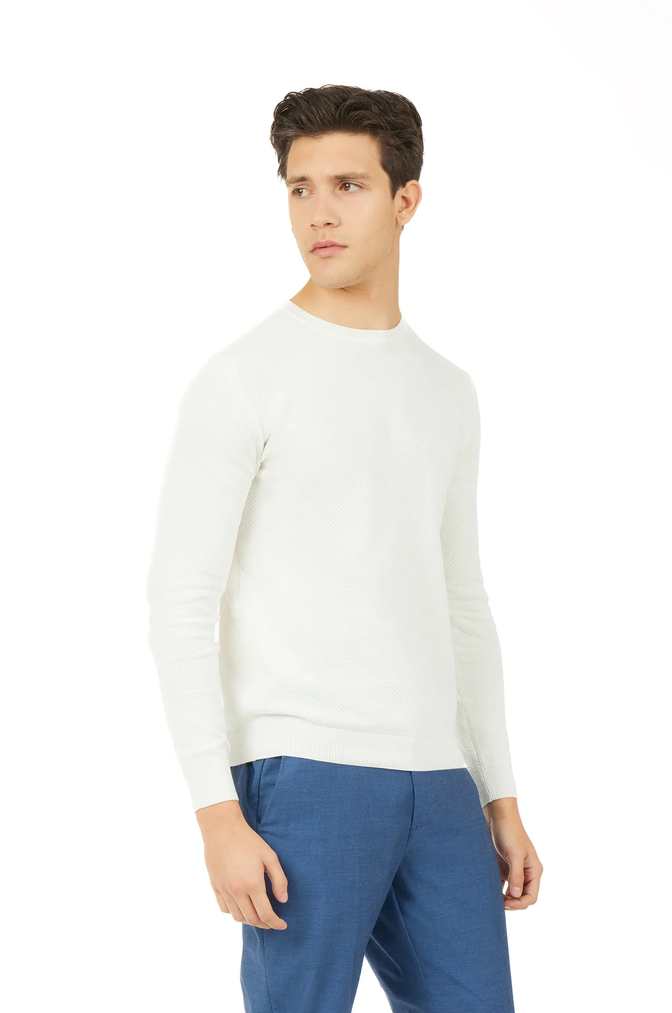 Pullover leggero con struttura - Image 9