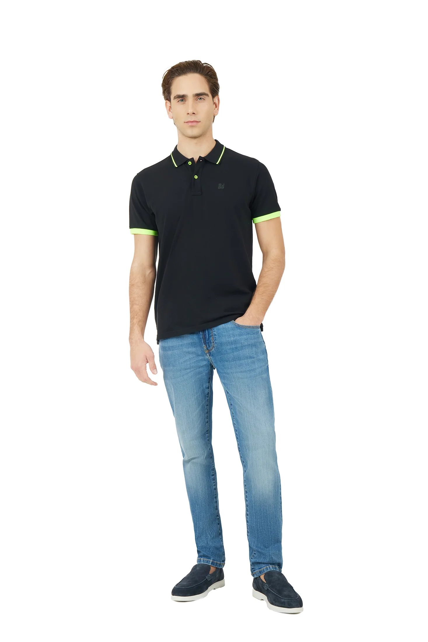 Polo con dettagli fluo - Image 14