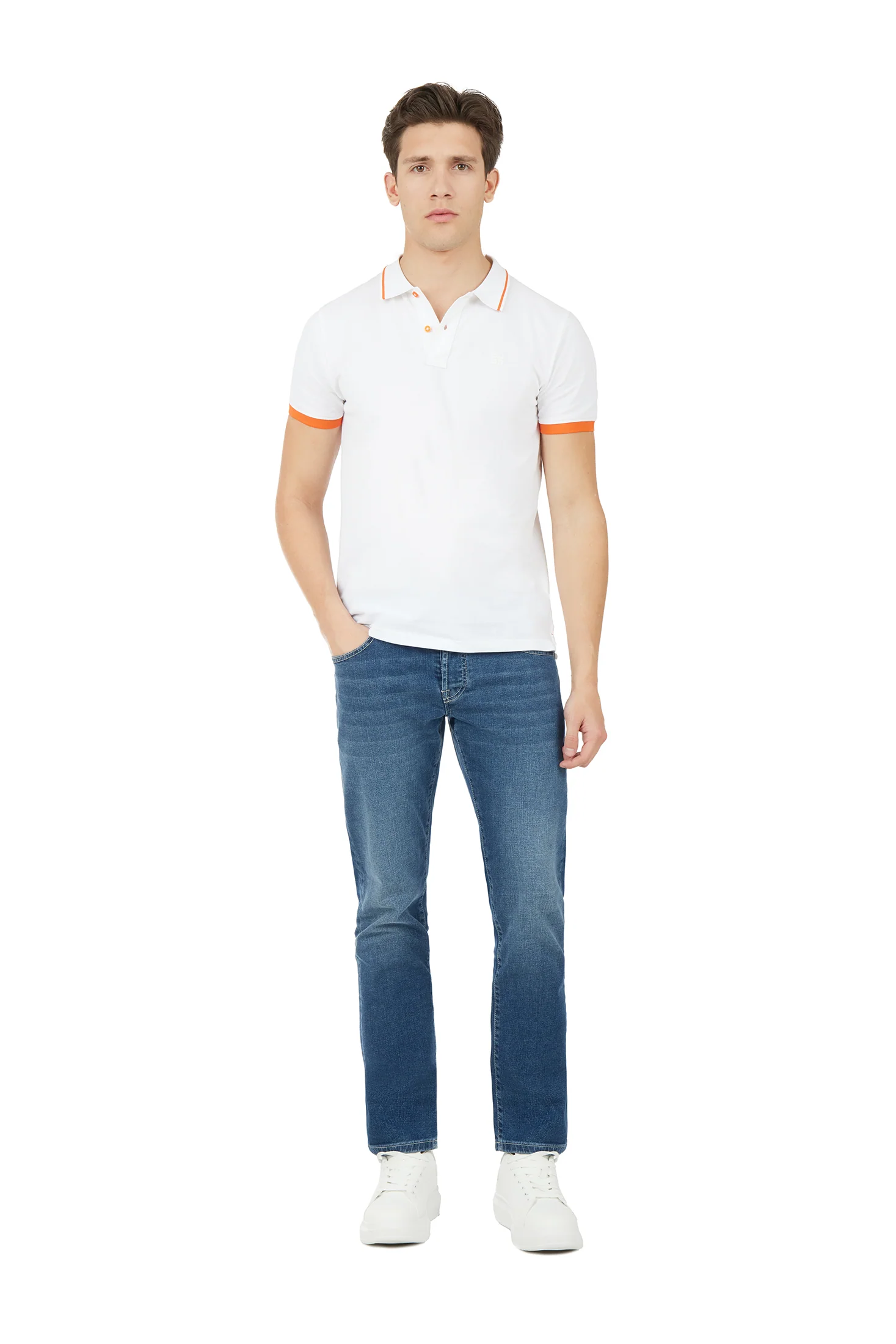 Polo con dettagli fluo - Image 8