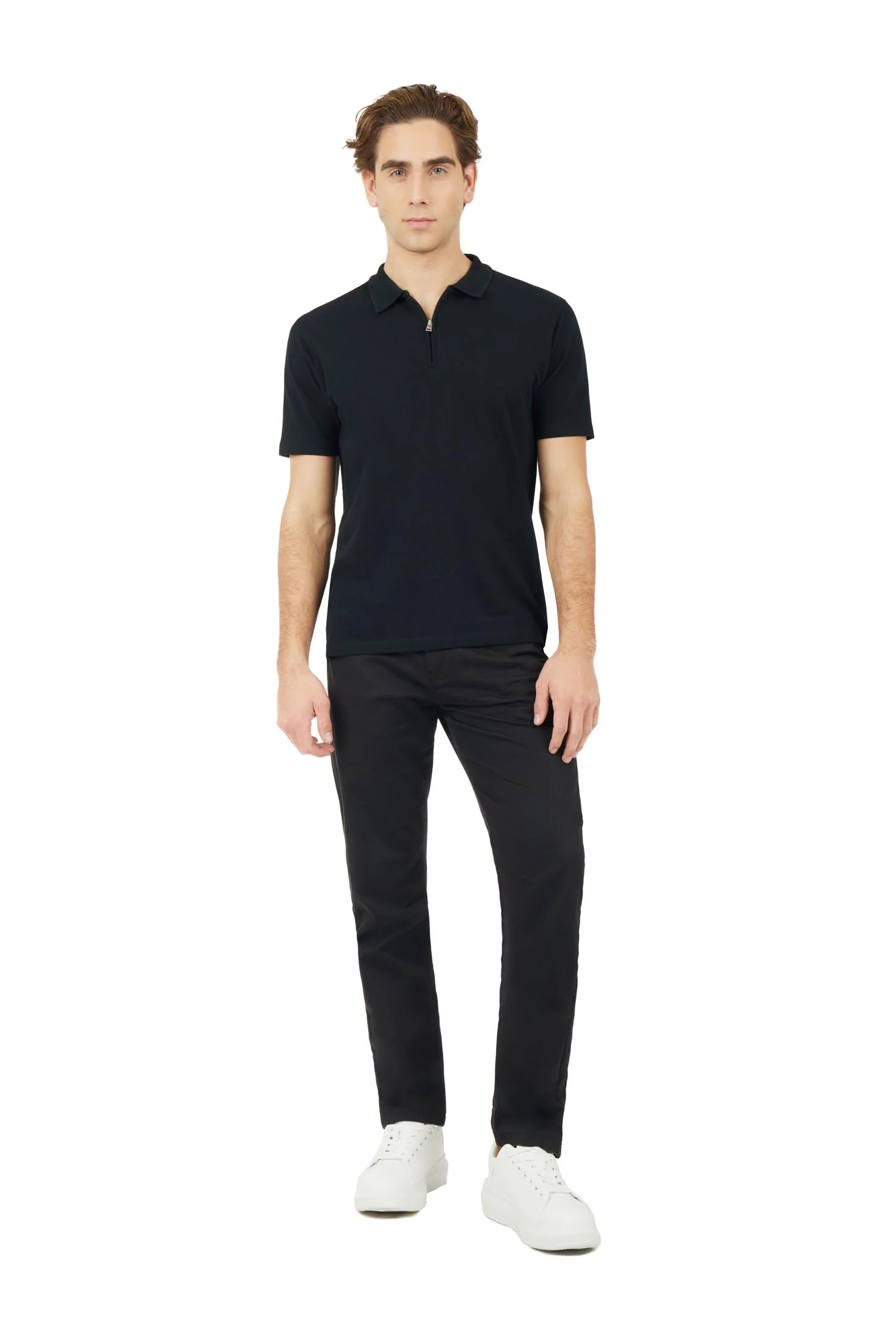 Polo zip con struttura - Image 12