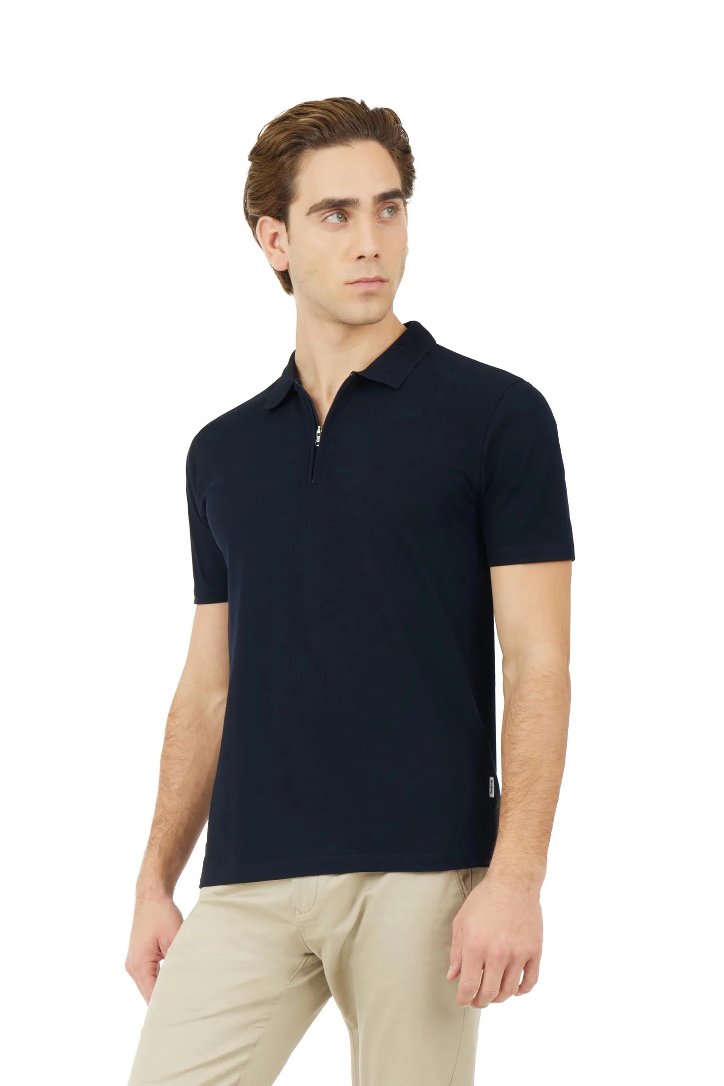 Polo zip con struttura - Image 5