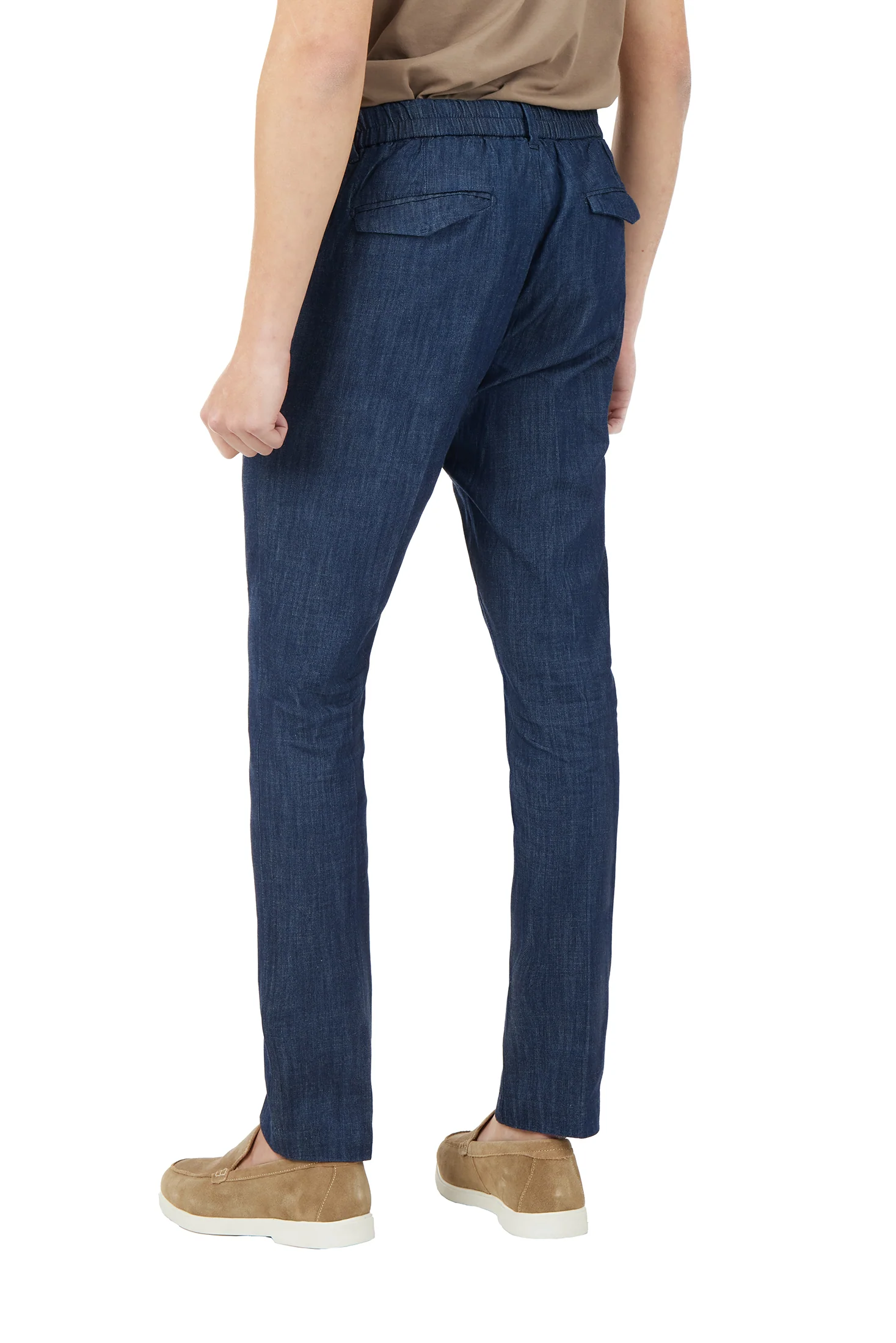 Pantaloni chinos effetto denim - Image 4