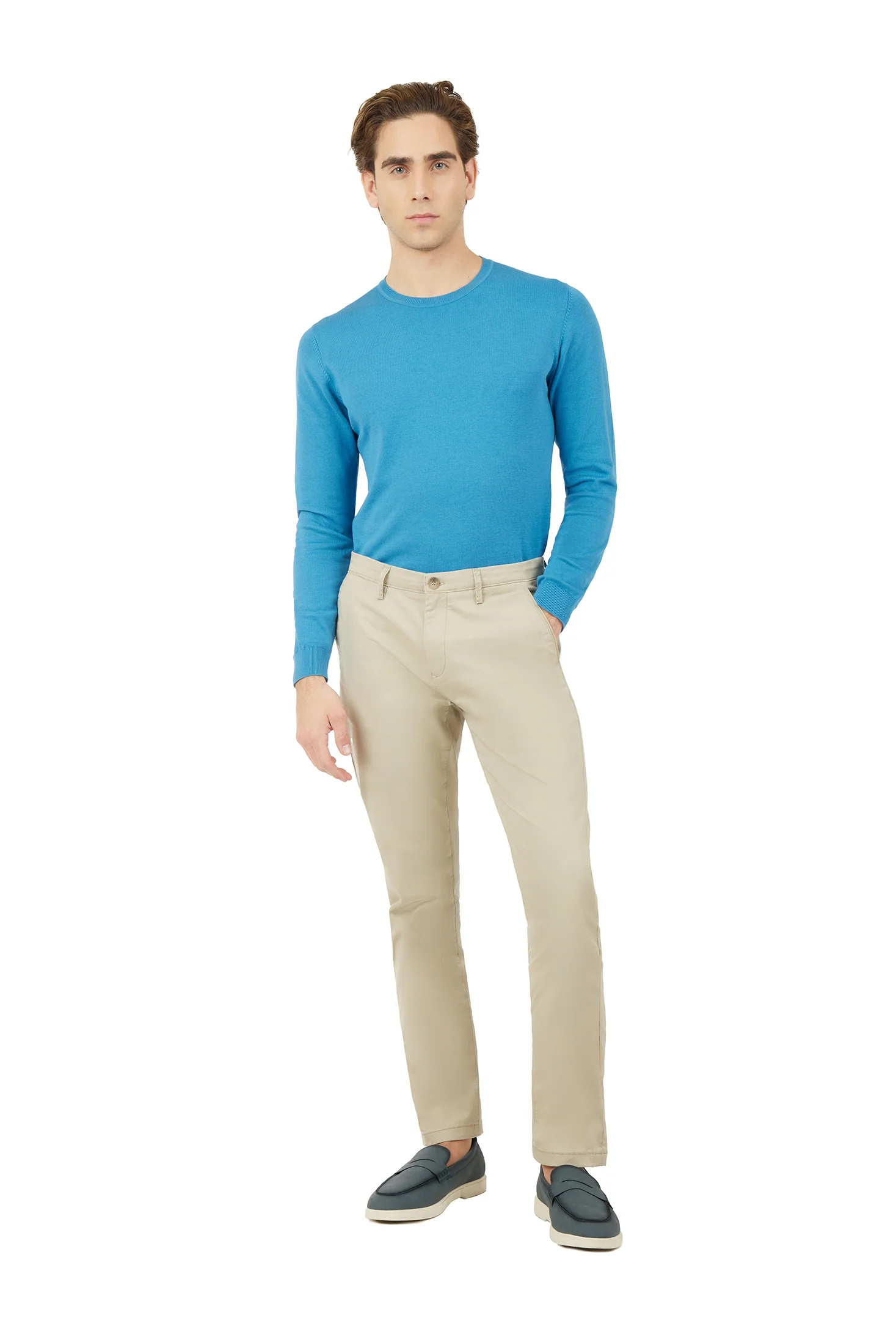 Pantaloni chinos basic - Image 11
