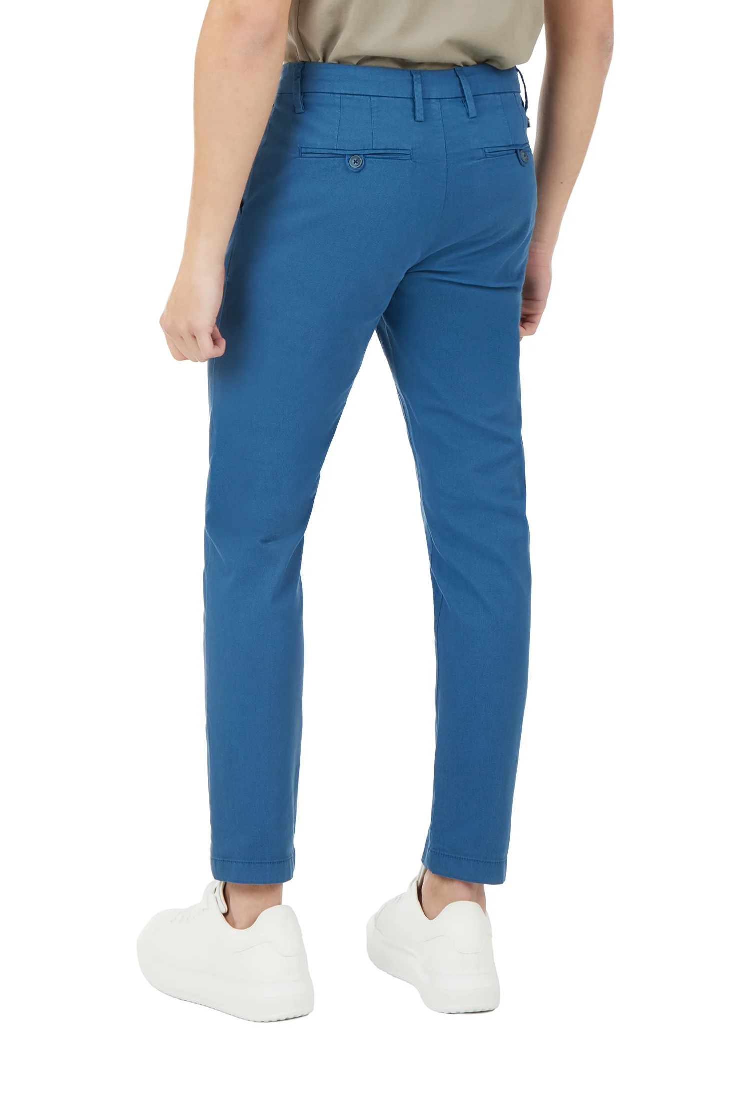 Pantaloni chinos slim fit dobby tinto filo - Image 9