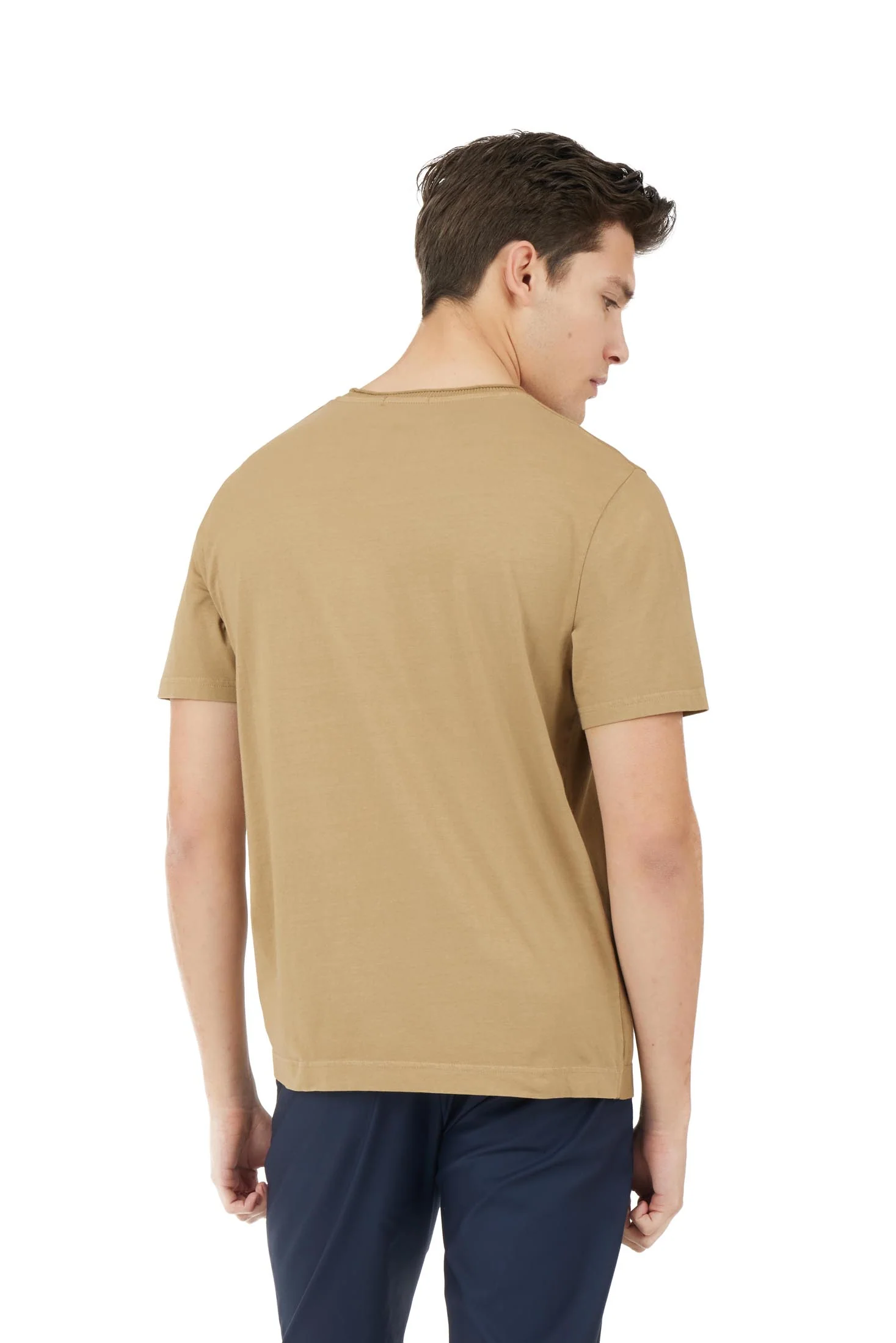 T-shirt in maglia con dettagli taglio vivo - Image 12