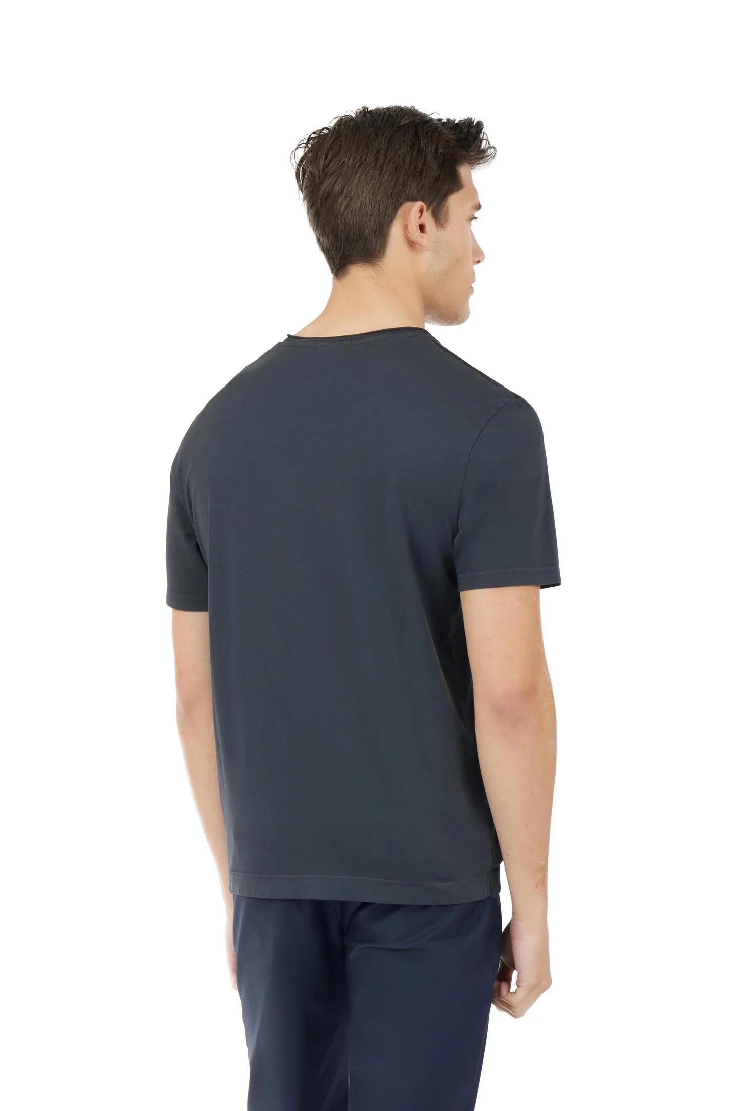 T-shirt in maglia con dettagli taglio vivo - Image 8