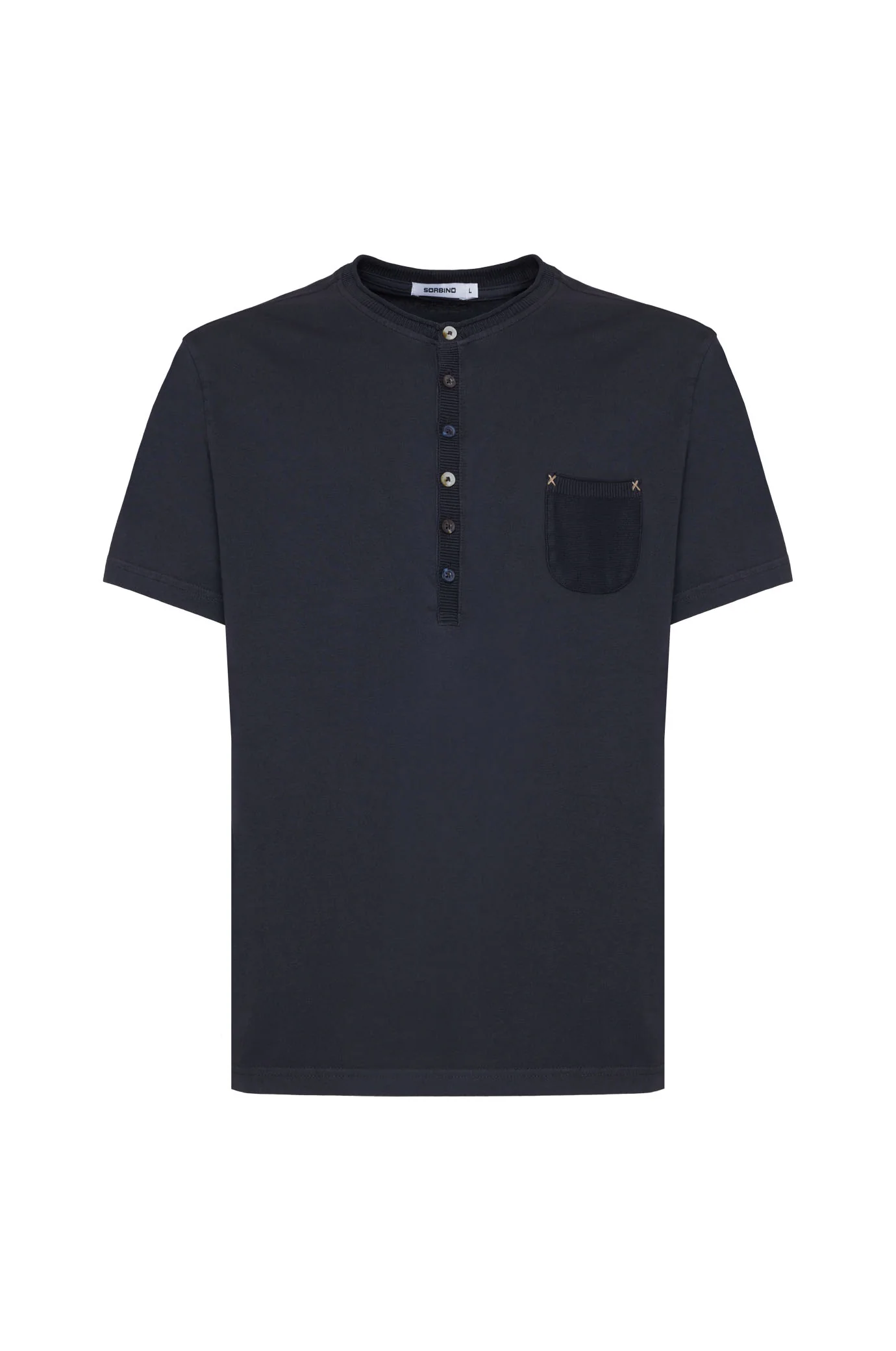 T-shirt serafino con dettagli - Image 5