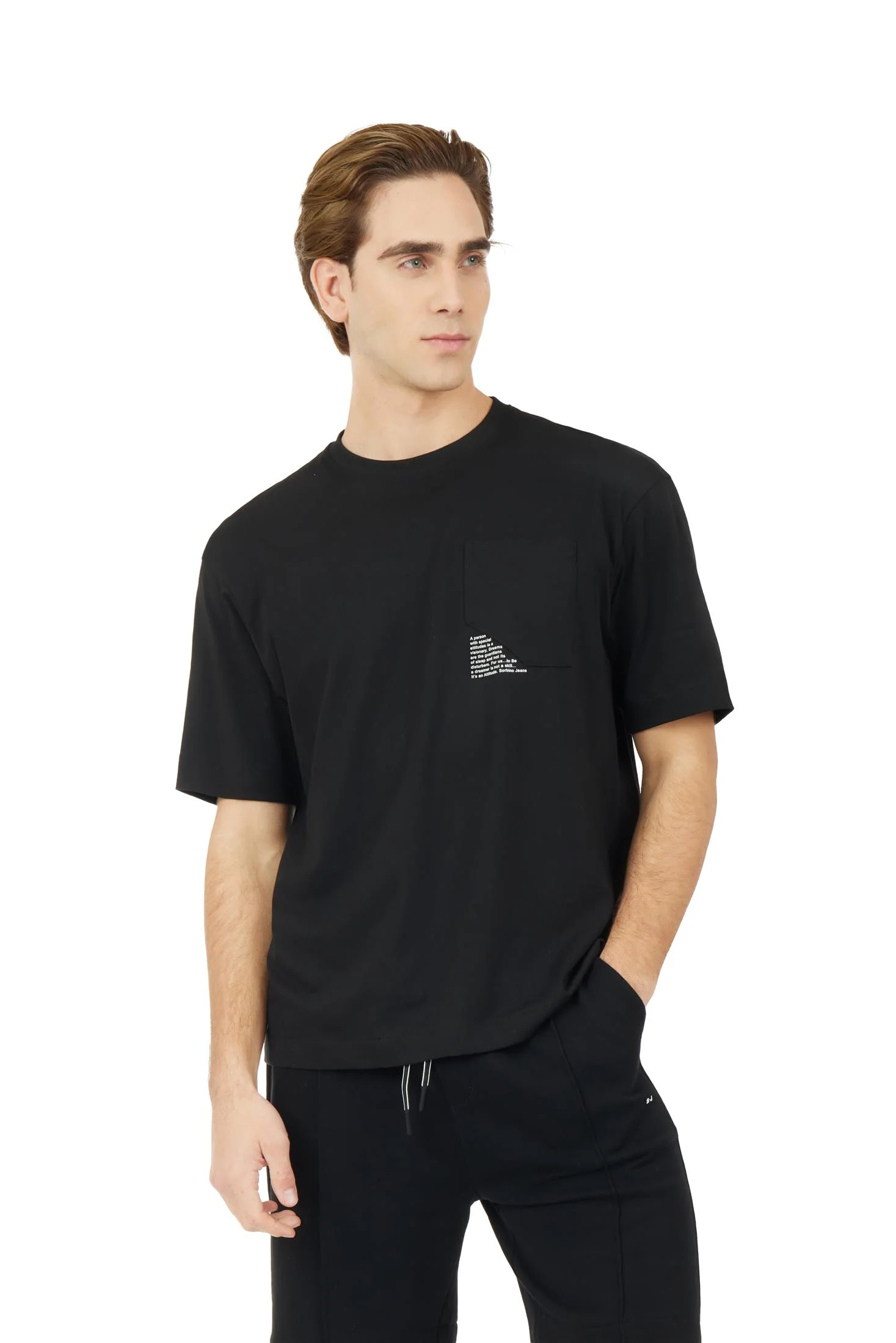 T-shirt comfort fit con taschino - Image 8