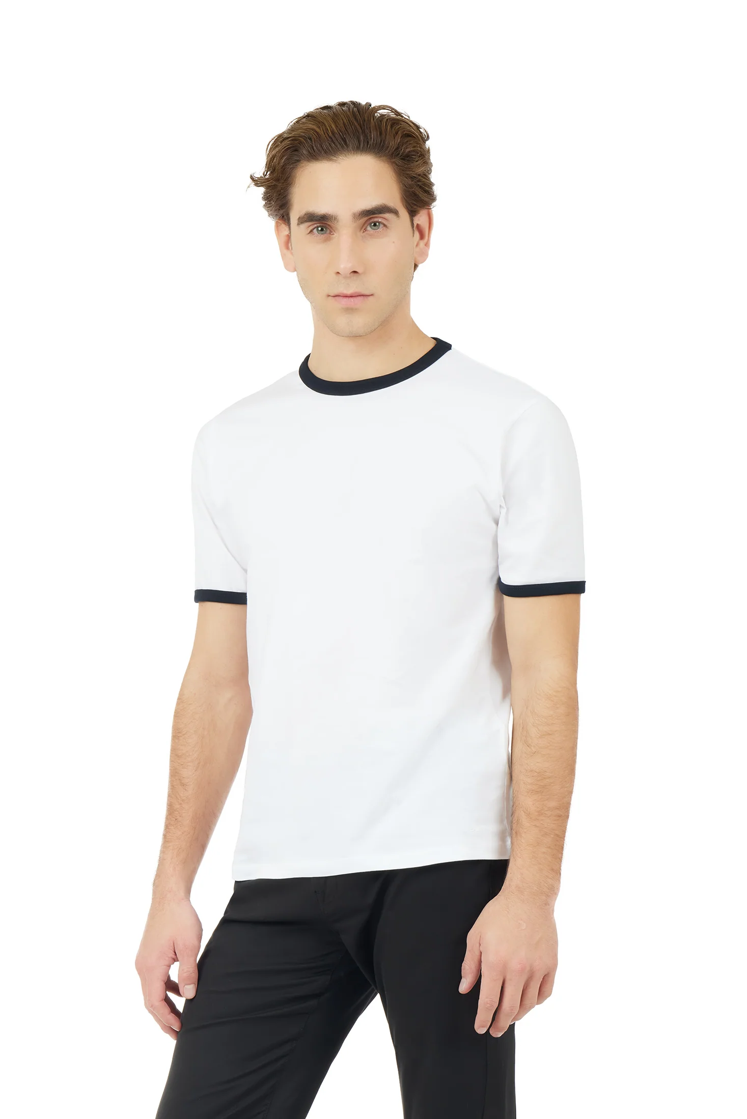 T-shirt con rifinitura a contrasto - Image 5