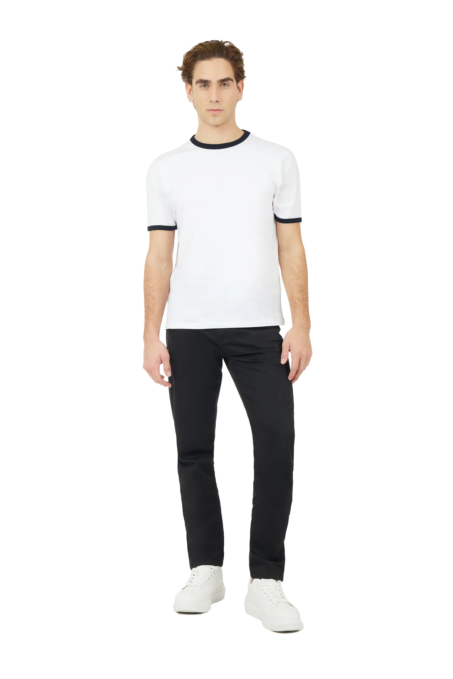 T-shirt con rifinitura a contrasto - Image 7