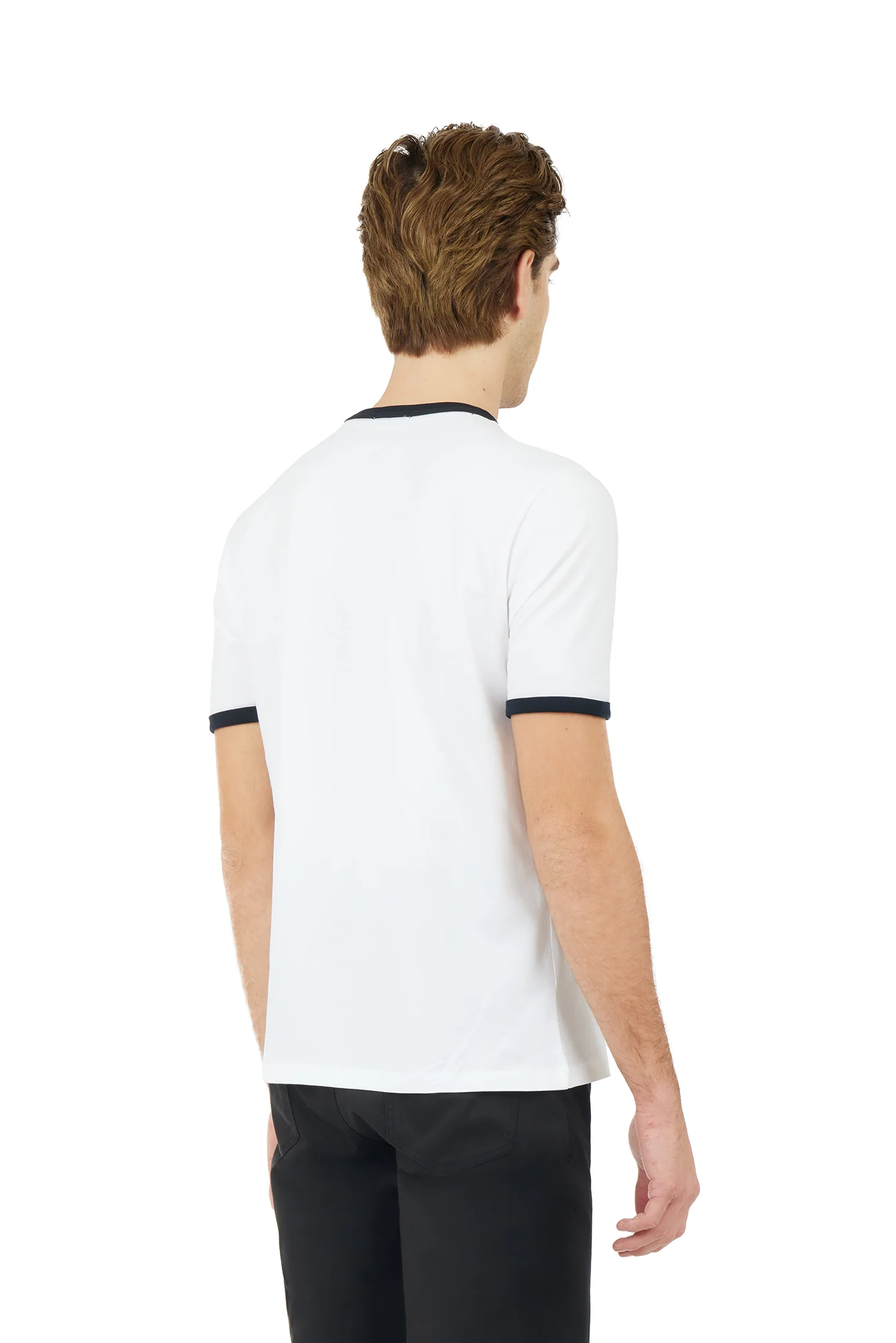 T-shirt con rifinitura a contrasto - Image 8